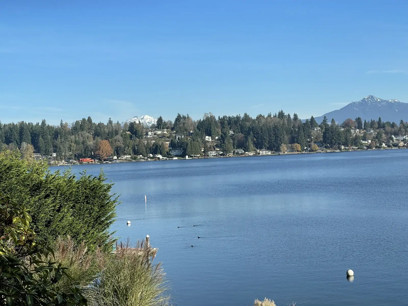 View of Lake Stevens from a client home