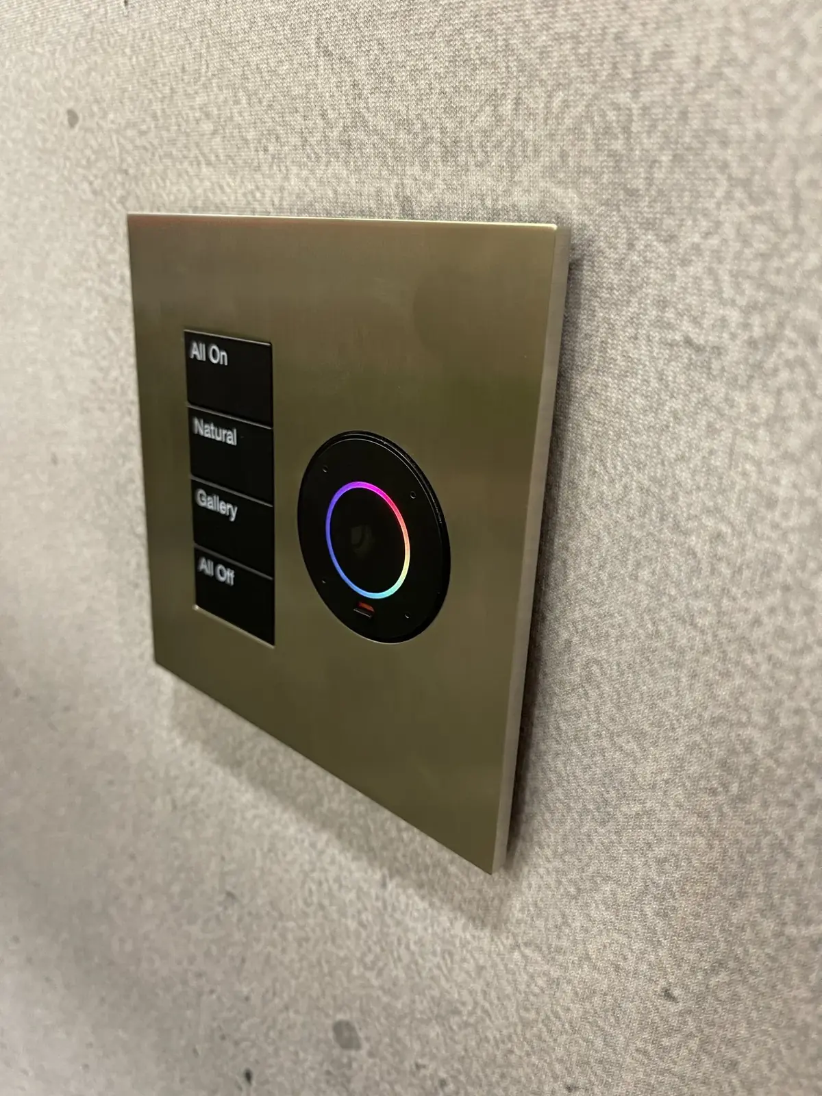 Slim wall keypad with built-in voice control, Redmond
